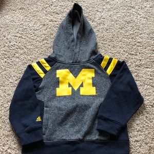 Little boys Michigan hoodie